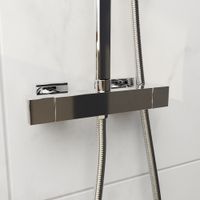 Товар: Душевая стойка RGW SP-22 Хром 120*26 Головной душ/Термостат (ручной душ) арт-21140122-01 - фото 3 Душевая стойка RGW SP-22 Хром 120*26 Головной душ/Термостат (ручной душ) арт-21140122-01 — фото 3, Душевые стойки