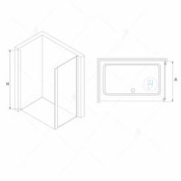 Боковая панель  70*195 RGW Z-01 Хром/Прозрачное/6 мм (PA-11;12) (Easy) арт-01220107-11 — фото 2, Боковые стенки