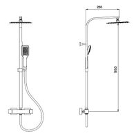 Товар: Душевая стойка RGW SP-22 Хром 120*26 Головной душ/Термостат (ручной душ) арт-21140122-01 - фото 7 Душевая стойка RGW SP-22 Хром 120*26 Головной душ/Термостат (ручной душ) арт-21140122-01 — фото 7, Душевые стойки