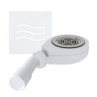 Сифон RGW S-016-1 Волна Белый Ø 90 мм к поддону ST арт-502411161-01 — фото 1, Сифоны для поддонов