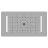 Верхний душ RGW SP-72(LED) Прямоугольник/Хром 70*38/Дождь, водопад, туман, возд.пузырьки арт-21140272-01 — фото 1, Верхние души