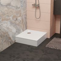 Душевой поддон 100*100*3.5 h 22 IN STYLE /Квадрат Ø90  (FW5-8) арт-IN001081-11 — фото 2, Акриловые душевые поддоны