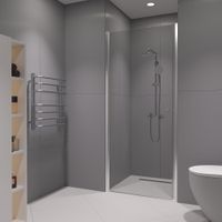 Душевая дверь  60*195 RGW Dolphin TN-03 Хром/Прозрачное/6 мм (Easy) арт-54930306-11 — фото 7, Распашные душевые двери