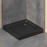 Душевой поддон керамический RGW CR-099-B 90x90, черный, квадратный, арт-19170199-04 — фото 6, Керамические душевые поддоны