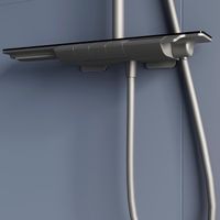 Душевая стойка RGW SP-34-Gr Серый Головной душ/Термостат (Ручной душ.Шланг 1,5 м.) арт-51140134-11 — фото 5, Душевые стойки