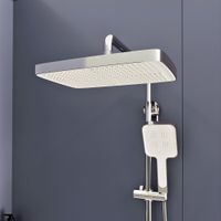 Товар: Душевая стойка RGW SP-34 Хром Головной душ/Термостат (Ручной душ.Шланг 1,5 м.) арт-51140134-01 - фото 3 Душевая стойка RGW SP-34 Хром Головной душ/Термостат (Ручной душ.Шланг 1,5 м.) арт-51140134-01 — фото 3, Душевые стойки