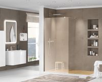 Душевая перегородка CEZARES арт-LIBERTA-L-1-80-BR-Cr — фото 2, Душевые перегородки