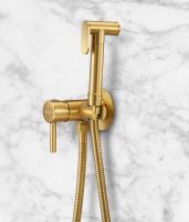 Гигиенический душ со смесителем Milacio Ultra Брашированное золото арт-MCU.850.GD — фото 2, Гигиенические души