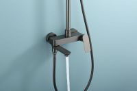 Товар: Душевая система Raglo Графит матовый арт-R03.24.09 - фото 12 Душевая система Raglo Графит матовый арт-R03.24.09 — фото 12, Душевые стойки