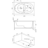 Товар: Акриловая ванна Bas Рио 120x70 без гидромассажа арт-В 00047 - фото 2 Акриловая ванна Bas Рио 120x70 без гидромассажа арт-В 00047 — фото 2, Акриловые ванны