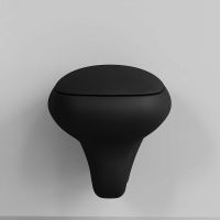 Унитаз Ambassador Diamond подвесной Черный матовый без сиденья арт-123T20201R — фото 3, Подвесные унитазы