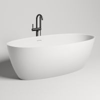 Ванна из искусственного камня Salini Alda Nuova 178х92 Белая глянцевая арт-101911G — фото 1, Ванны из искусственного камня