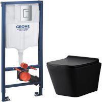 Товар: Комплект унитаза CeramaLux 5171MB с инсталляцией Grohe Rapid SL 38772001 с сиденьем Микролифт и клав арт-5171MB+38772001 - фото 1 Комплект унитаза CeramaLux 5171MB с инсталляцией Grohe Rapid SL 38772001 с сиденьем Микролифт и клав арт-5171MB+38772001 — фото 1, Комплекты унитаз + инсталляция