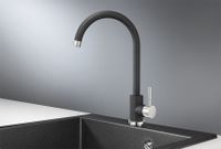 Granula-, СМЕСИТЕЛЬ КУХОННЫЙ арт-ST-4031, ЧЁРНЫЙ — фото 2, Смесители для кухни