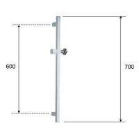 Душевая штанга Remer Сталь арт-317SXV — фото 2, Штанги для душа