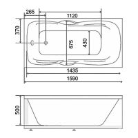 Товар: Акриловая ванна BellSan Эрика 160x75 с гидромассажем арт-4627171531520 - фото 4 Акриловая ванна BellSan Эрика 160x75 с гидромассажем арт-4627171531520 — фото 4, Акриловые ванны