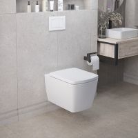 Унитаз Ambassador Kingston подвесной с сиденьем Микролифт арт-143K19003RS — фото 2, Подвесные унитазы