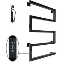 Электрический полотенцесушитель Altasan ШалимарПроф 80х50 Черный муар арт-ШалимарПроф8050ЧМ — фото 1, Электрические полотенцесушители