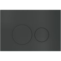 Клавиша смыва Creto Snap Черная матовая арт-KL-CR-1.2-BM — фото 1, Кнопки смыва