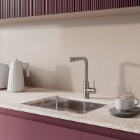 Товар: Смеситель для кухни Iddis Rule Сталь арт-RULSTLFi05 - фото 3 Смеситель для кухни Iddis Rule Сталь арт-RULSTLFi05 — фото 3, Смесители для кухни