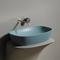 Раковина-чаша Ceramicanova Element 60 Зеленая матовая арт-CN6049MLG — фото 6, Раковины накладные