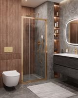 Душевая дверь CEZARES арт-MOLVENO-BF-3-90-C-BORO-IV — фото 1, Раздвижные душевые двери