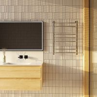 Водяной полотенцесушитель Aringa Лана 80x50 Хром арт-AR03028CH — фото 3, Водяные полотенцесушители