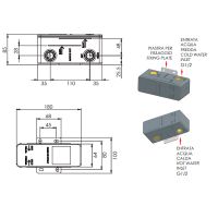 Скрытая часть для смесителя Remer G 1/2 арт-RRBOX15 — фото 2, Комплектующие для смесителей