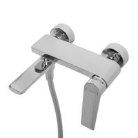 Смеситель для ванны и душа в комплекте с ручным душем, шлангом и держателем CEZARES арт-COMFORT-VD-01 — фото 3, Смеситель для ванны