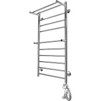 Электрический полотенцесушитель Domoterm Медея сп2 П10 500x1000 ER с двумя полками Хром арт-Медеясп2П10500x1000ER — фото 4, Электрические полотенцесушители