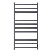 Полотенцесушитель электрический Point Меркурий П10 500x1000, диммер справа, графит премиум арт-PN83850GR — фото 1, Электрические полотенцесушители