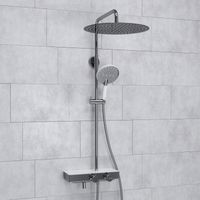 Товар: Душевой комплект с термостатическим смесителем арт-A113.117.059.CH Thermo - фото 1 Душевой комплект с термостатическим смесителем арт-A113.117.059.CH Thermo — фото 1, Душевые стойки