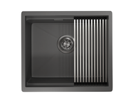 Товар: Granula-KS-, стальная кухонная мойка KITCHEN SPACE арт-5045U, ГРАФИТ МАТОВЫЙ - фото 2 Granula-KS-, стальная кухонная мойка KITCHEN SPACE арт-5045U, ГРАФИТ МАТОВЫЙ — фото 2, Кухонные мойки