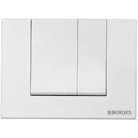 Клавиша смыва Berges Novum S4 Белая арт-040044 — фото 1, Кнопки смыва