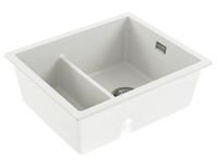 Товар: Мойка для кухни ALVEUS OMNI 50 GRANITAL ARCTIC-G11 550x450x198 с сифоном 1150202 арт-1150065.0 - фото 2 Мойка для кухни ALVEUS OMNI 50 GRANITAL ARCTIC-G11 550x450x198 с сифоном 1150202 арт-1150065.0 — фото 2, Кухонные мойки