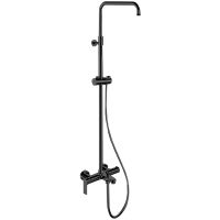 Душевая система Remer Energy Черная матовая арт-EY34ASSDNO — фото 1, Душевые стойки