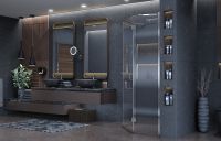 Товар: Душевой уголок Ambassador Diamond 90х90 профиль Хром стекло прозрачное арт-12011111R - фото 11 Душевой уголок Ambassador Diamond 90х90 профиль Хром стекло прозрачное арт-12011111R — фото 11, Душевые уголки трапеция