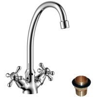 Смеситель для кухни Rossinka Хром арт-Y02-71U — фото 1, Смесители для кухни