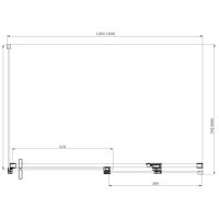 Товар: Душевой уголок Azario Vancouver 120х80 профиль Серебро стекло прозрачное арт-AZ-NKF1131 L 800 - фото 3 Душевой уголок Azario Vancouver 120х80 профиль Серебро стекло прозрачное арт-AZ-NKF1131 L 800 — фото 3, Прямоугольные душевые уголки
