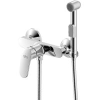 Гигиенический душ со смесителем Rossinka Хром арт-RS45-52 — фото 1, Гигиенические души