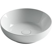 Раковина-чаша Ceramicanova Element 37 Белая арт-CN6020 — фото 2, Раковины накладные