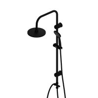 Душевая система Dorff Comfort Черная матовая арт-D0708000BL — фото 7, Душевые стойки