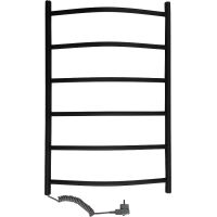 Электрический полотенцесушитель Маргроид Вид 4 800x500 левый Черный матовый арт-04-8050-1033-9005L — фото 1, Электрические полотенцесушители