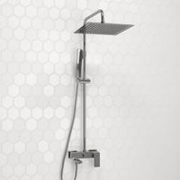 Душевой комплект со смесителем арт-A177.118.103.010.CH — фото 1, Душевые стойки