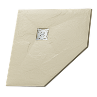 Душевой поддон  90*90*2,5 RGW ST/T*-0099Be Бежевый/Трапеция Ø 90 мм Каменный арт-16155099-03 — фото 1, Душевые поддоны из искусственного камня