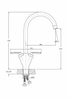 Товар: Смеситель для кухни Haiba Хром арт-HB4098 - фото 2 Смеситель для кухни Haiba Хром арт-HB4098 — фото 2, Смесители для кухни