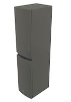 Колонна подвесная с двумя распашными дверцами, реверсивная VAGUE CEZARES Grigio talpa opaco арт-44326 — фото 1, Пеналы для ванной комнаты