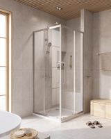 Душевой уголок CEZARES арт-RELAX-304-A-2-90-C-CR — фото 1, Квадратные душевые уголки