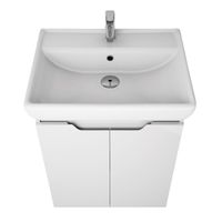 Товар: Тумба Q PLUS (D), 70 см, подвесная/напольная, 2 дверцы, с опорами, белый глянец арт-99.1005 - фото 10 Тумба Q PLUS (D), 70 см, подвесная/напольная, 2 дверцы, с опорами, белый глянец арт-99.1005 — фото 10, Тумбы под раковину