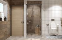 Душевой уголок Ambassador Queen 100х100 профиль Хром стекло прозрачное арт-11011105 — фото 9, Квадратные душевые уголки